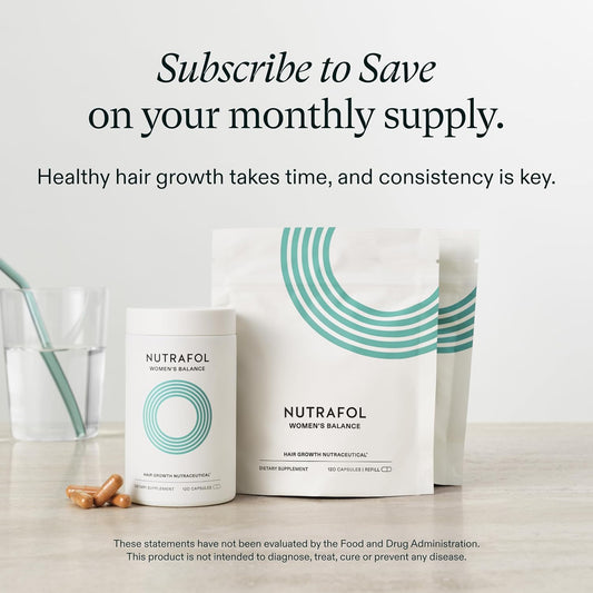 Nutrafol Women's Balance Hair Growth Supplement - 120 Capsules (30-Day Supply)