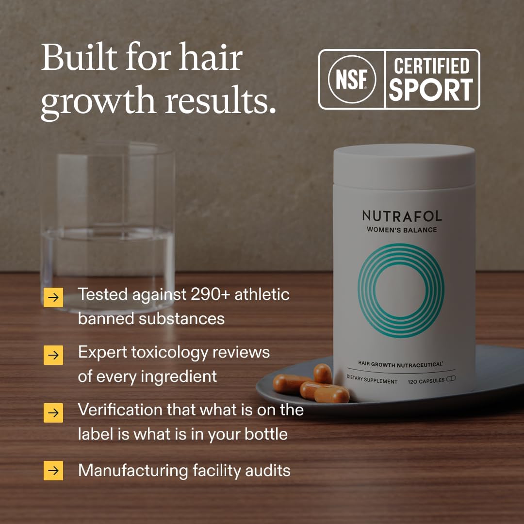Nutrafol Women's Balance Hair Growth Supplement - 120 Capsules (30-Day Supply)