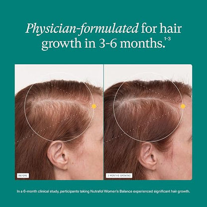 Nutrafol Women's Balance Hair Growth Supplement - 120 Capsules (30-Day Supply)