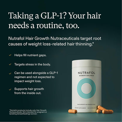 Nutrafol Women's Balance Hair Growth Supplement - 120 Capsules (30-Day Supply)