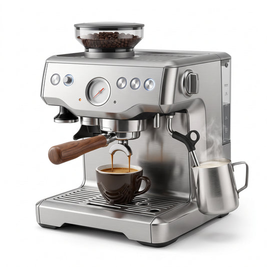 WellMeer Premium Espresso Coffee Machine – 20 Bar Pressure with Milk Frother