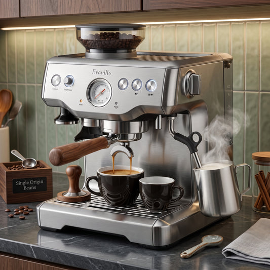 WellMeer Premium Espresso Coffee Machine – 20 Bar Pressure with Milk Frother