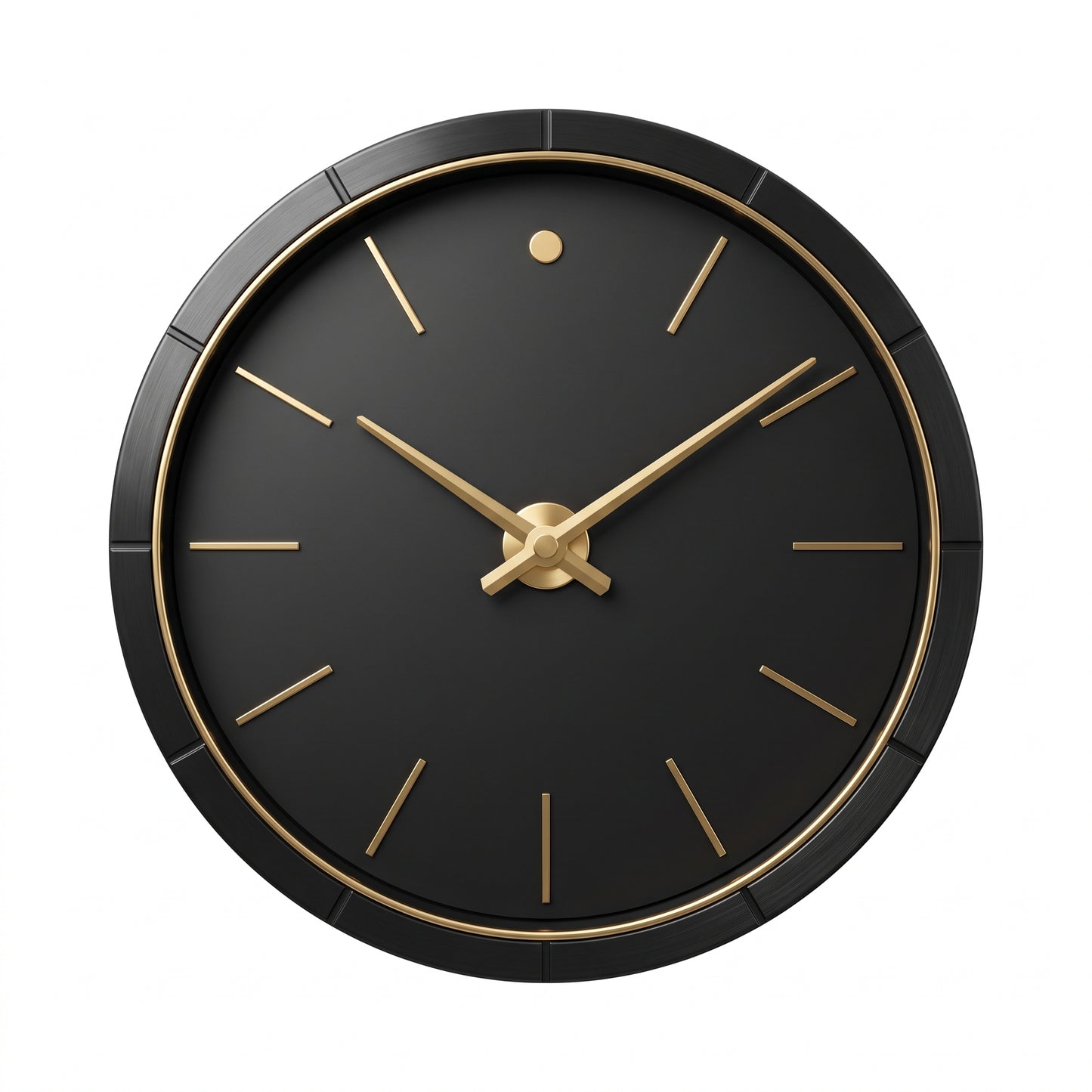 WellMeer Luxury Modern Wall Clock – Silent Non-Ticking Decorative Clock For Wall