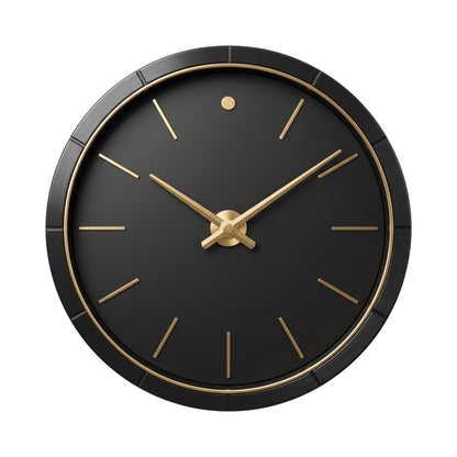 WellMeer Luxury Modern Wall Clock – Silent Non-Ticking Decorative Clock For Wall