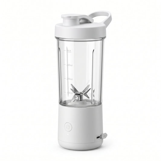 WellMeer Portable USB Rechargeable Blender – 6 Blade Personal Smoothie Maker