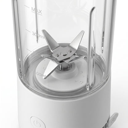 WellMeer Portable USB Rechargeable Blender – 6 Blade Personal Smoothie Maker