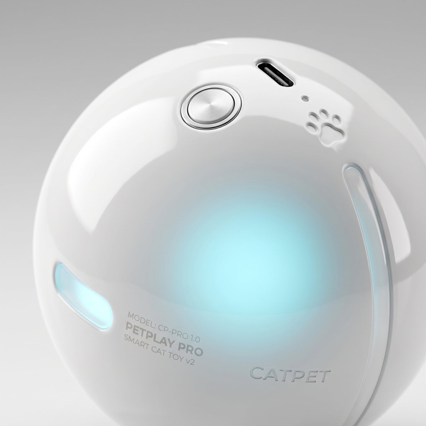 WellMeer Interactive Smart Cat Toy Ball – USB Rechargeable Automatic Rolling Toy