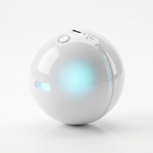 WellMeer Interactive Smart Cat Toy Ball – USB Rechargeable Automatic Rolling Toy