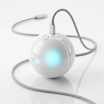 WellMeer Interactive Smart Cat Toy Ball – USB Rechargeable Automatic Rolling Toy